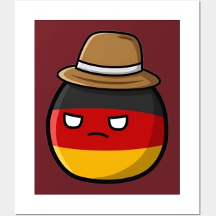 Germany Unhappy Vacation Hat Posters and Art